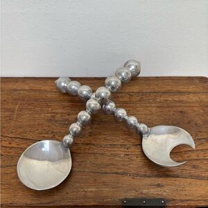 Pearled Beaded Salad Servers